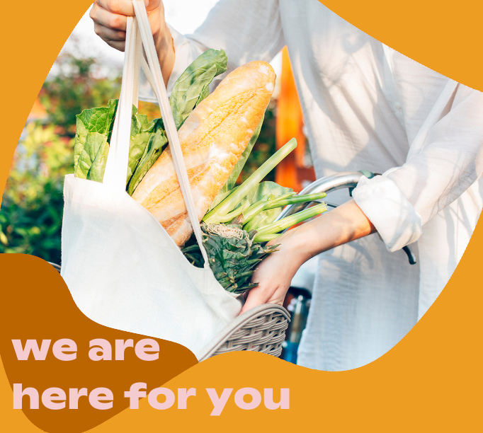 We are here for you 682 x 612